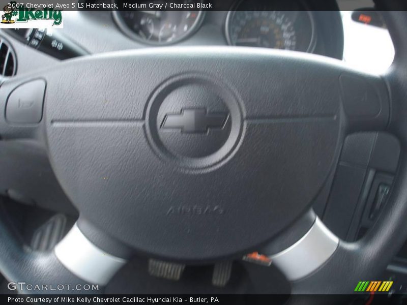 Medium Gray / Charcoal Black 2007 Chevrolet Aveo 5 LS Hatchback