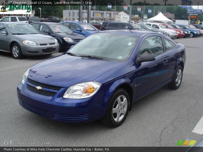 Laser Blue Metallic / Gray 2007 Chevrolet Cobalt LS Coupe