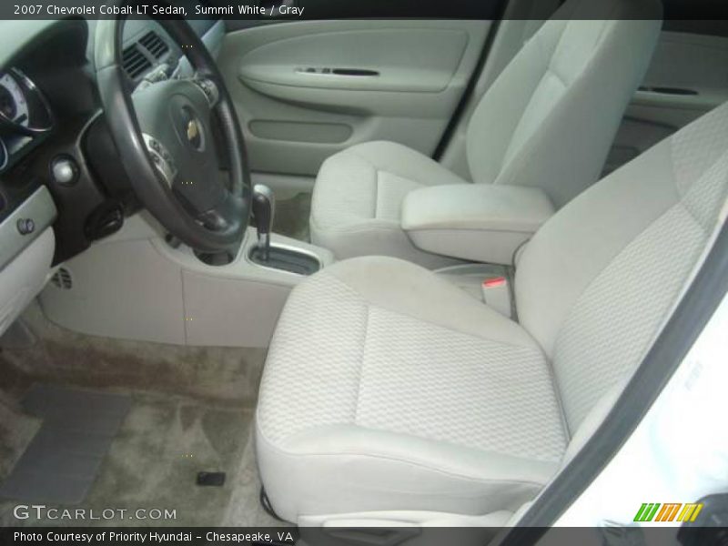 Summit White / Gray 2007 Chevrolet Cobalt LT Sedan