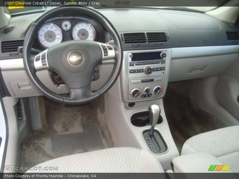 Summit White / Gray 2007 Chevrolet Cobalt LT Sedan