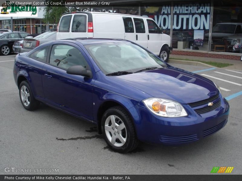 Laser Blue Metallic / Gray 2007 Chevrolet Cobalt LS Coupe
