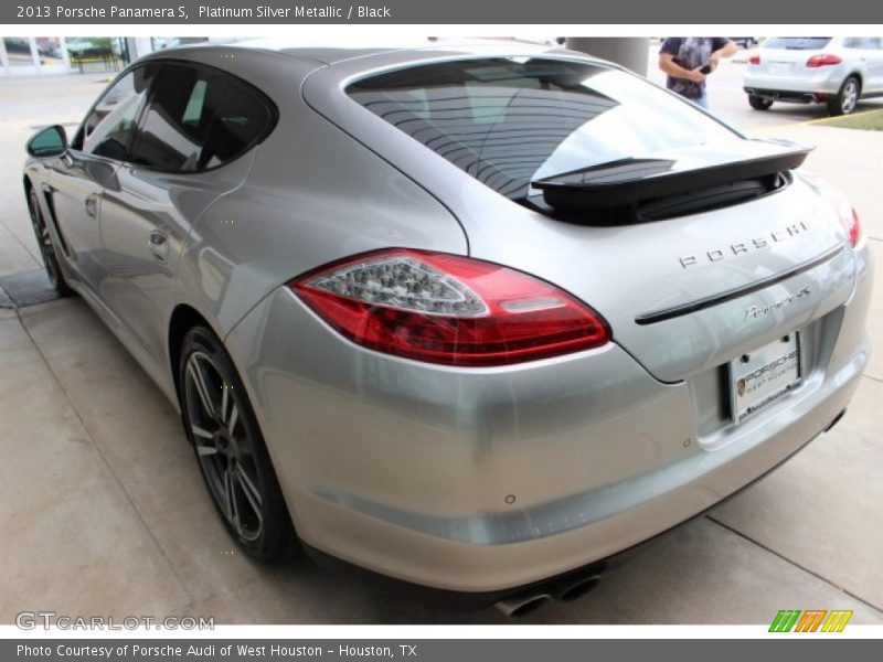 Platinum Silver Metallic / Black 2013 Porsche Panamera S