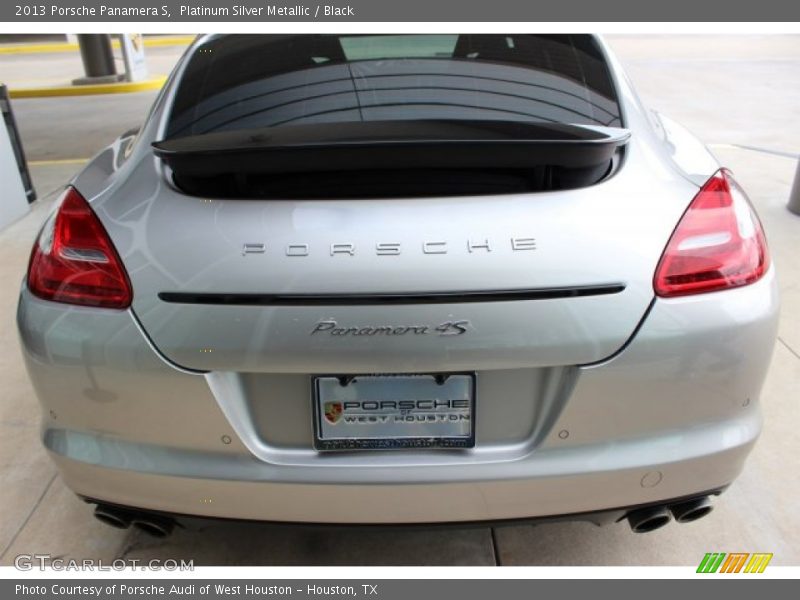 Platinum Silver Metallic / Black 2013 Porsche Panamera S