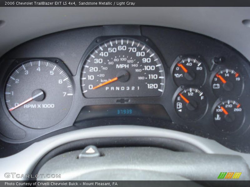 Sandstone Metallic / Light Gray 2006 Chevrolet TrailBlazer EXT LS 4x4