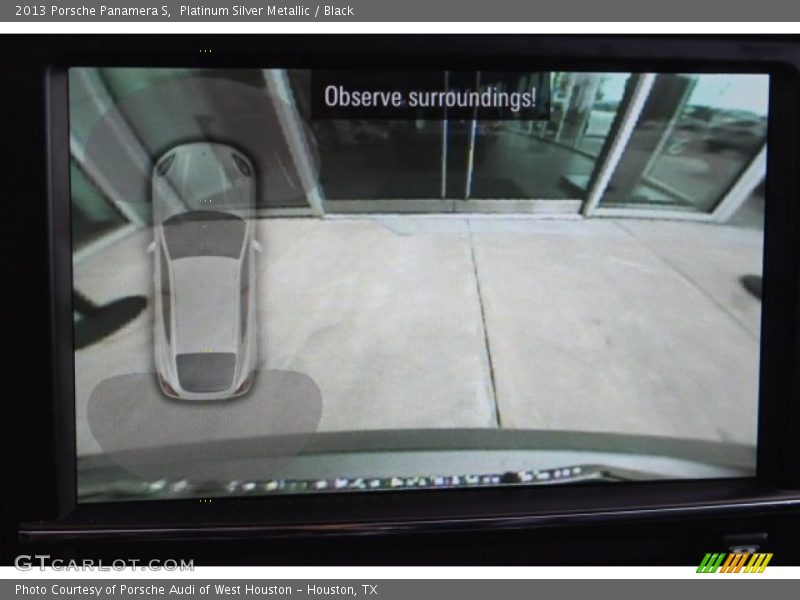 Platinum Silver Metallic / Black 2013 Porsche Panamera S