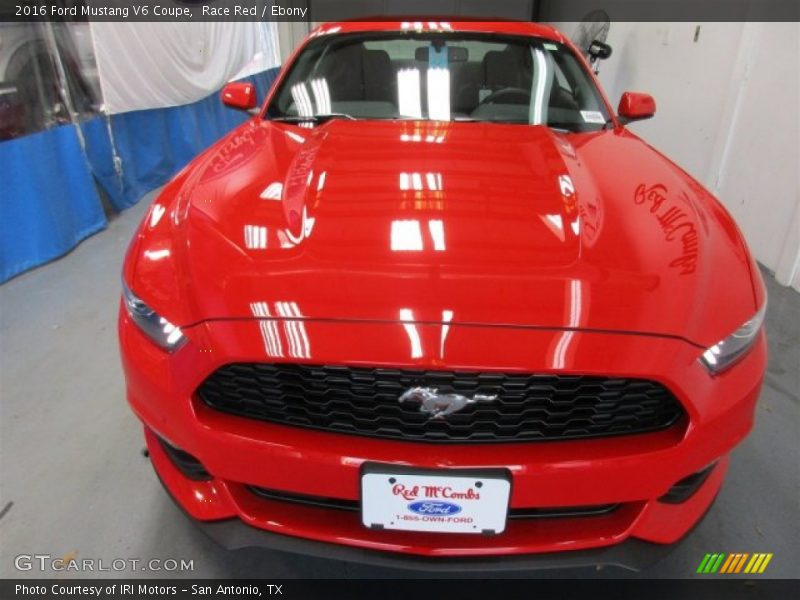 Race Red / Ebony 2016 Ford Mustang V6 Coupe