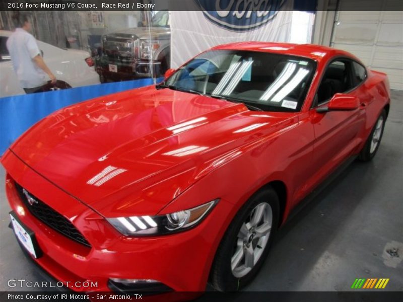 Race Red / Ebony 2016 Ford Mustang V6 Coupe