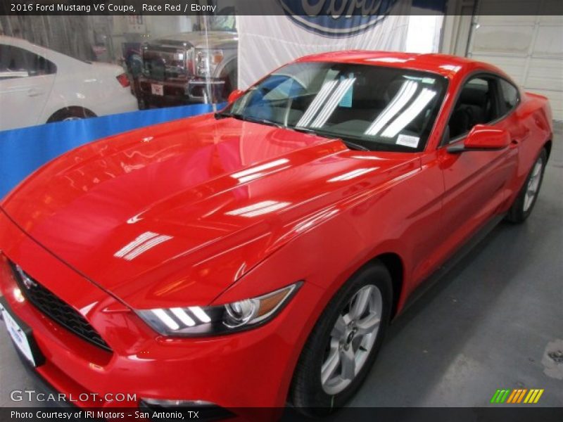 Race Red / Ebony 2016 Ford Mustang V6 Coupe