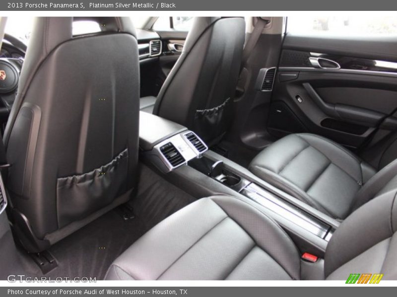 Platinum Silver Metallic / Black 2013 Porsche Panamera S