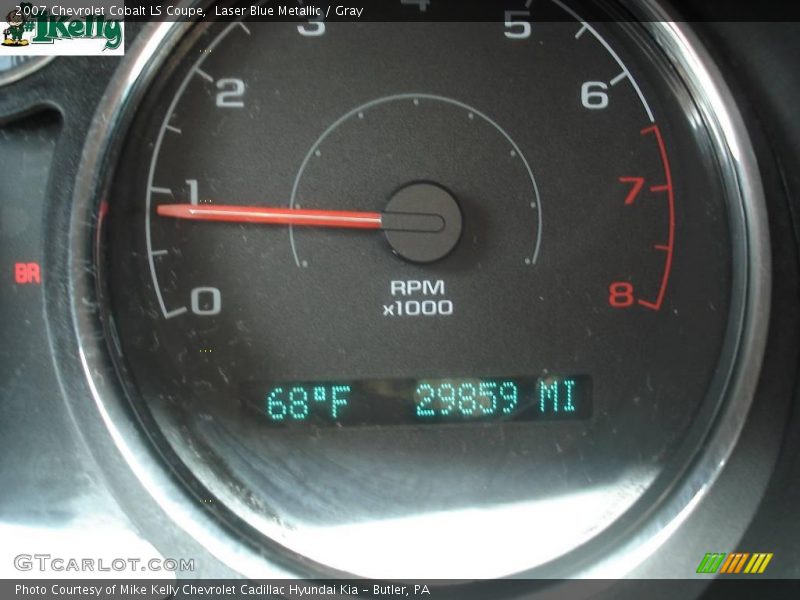 Laser Blue Metallic / Gray 2007 Chevrolet Cobalt LS Coupe