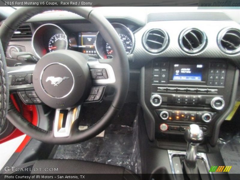 Race Red / Ebony 2016 Ford Mustang V6 Coupe