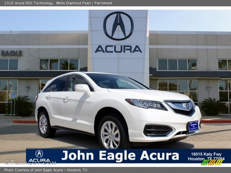 White Diamond Pearl / Parchment 2016 Acura RDX Technology