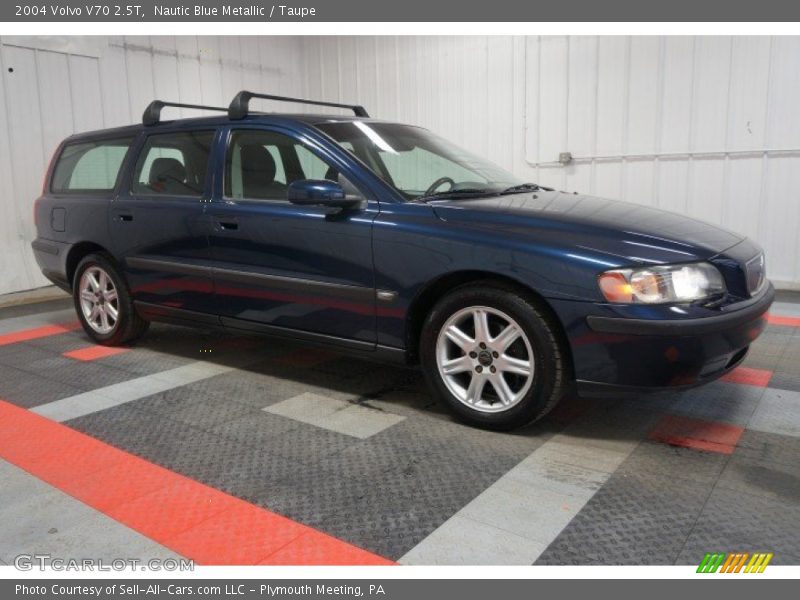 Nautic Blue Metallic / Taupe 2004 Volvo V70 2.5T