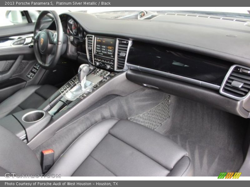 Platinum Silver Metallic / Black 2013 Porsche Panamera S