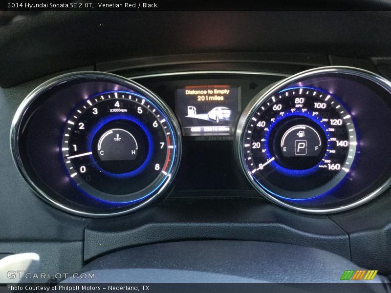 Venetian Red / Black 2014 Hyundai Sonata SE 2.0T