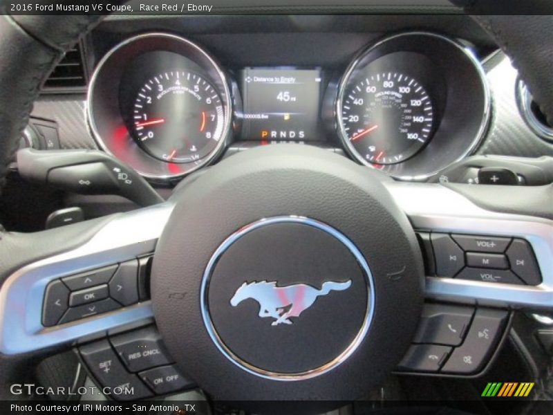 Race Red / Ebony 2016 Ford Mustang V6 Coupe