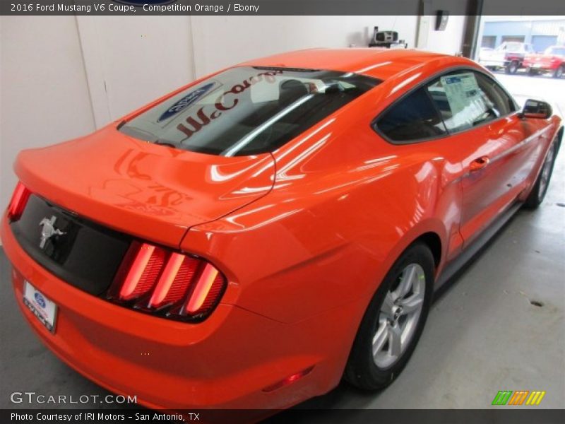Competition Orange / Ebony 2016 Ford Mustang V6 Coupe