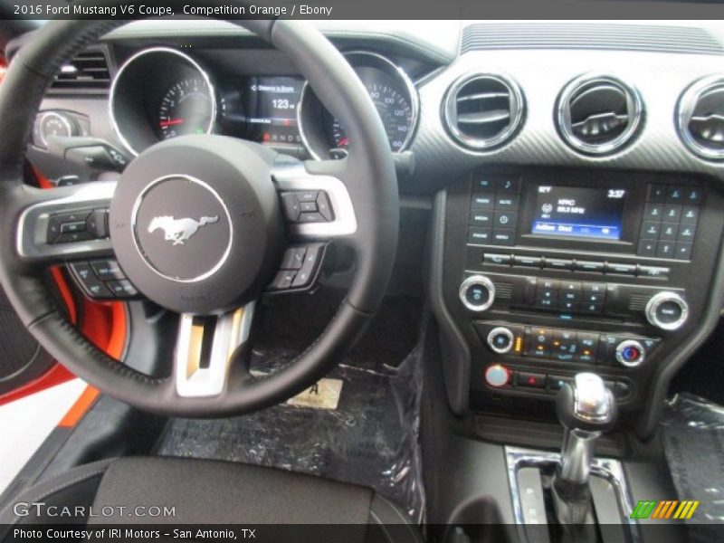 Competition Orange / Ebony 2016 Ford Mustang V6 Coupe