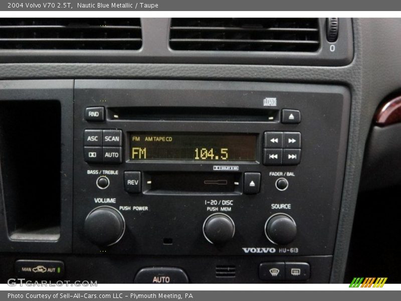 Nautic Blue Metallic / Taupe 2004 Volvo V70 2.5T