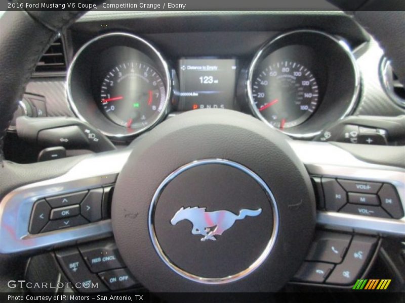 Competition Orange / Ebony 2016 Ford Mustang V6 Coupe