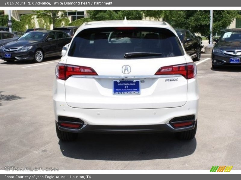 White Diamond Pearl / Parchment 2016 Acura RDX Advance