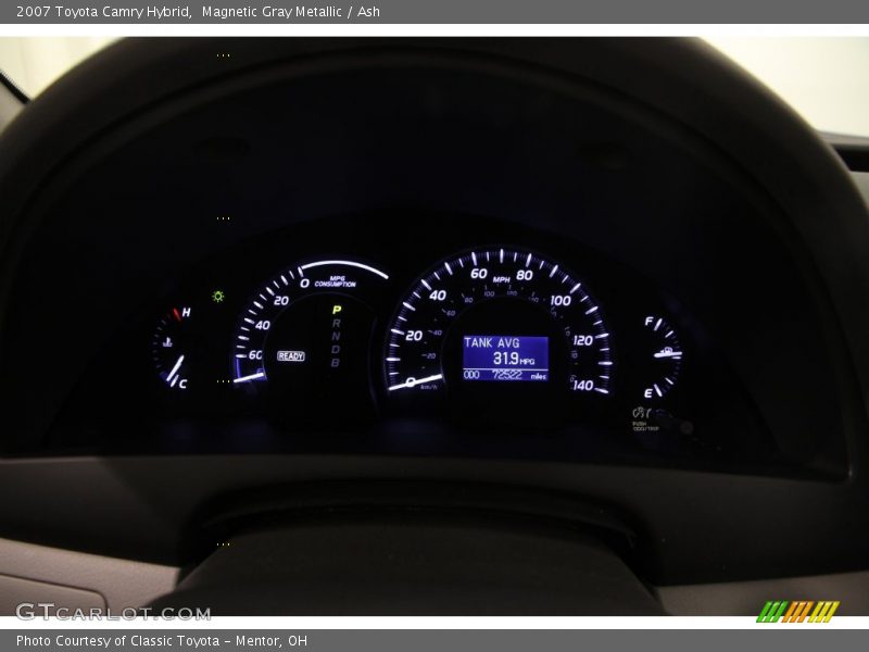Magnetic Gray Metallic / Ash 2007 Toyota Camry Hybrid