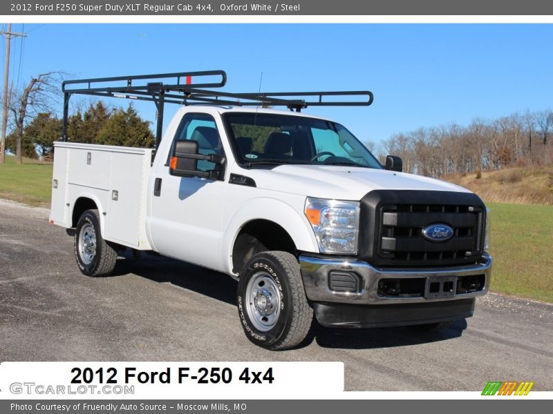 Oxford White / Steel 2012 Ford F250 Super Duty XLT Regular Cab 4x4