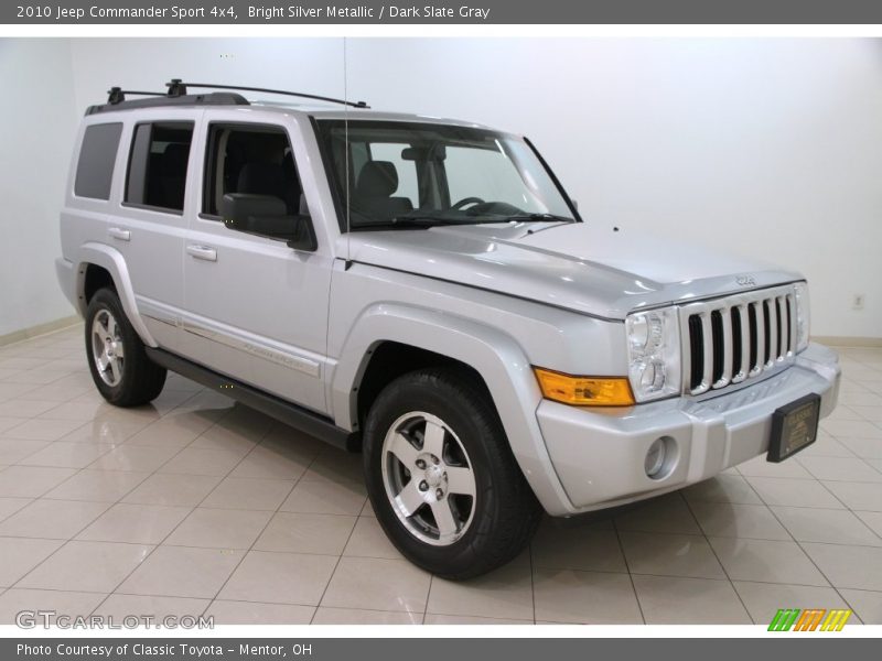 Bright Silver Metallic / Dark Slate Gray 2010 Jeep Commander Sport 4x4