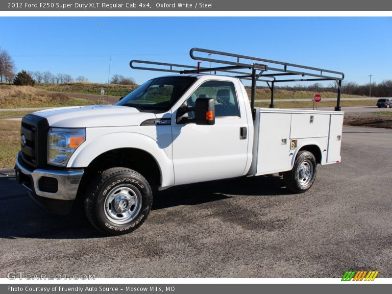 Oxford White / Steel 2012 Ford F250 Super Duty XLT Regular Cab 4x4