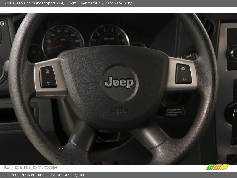 Bright Silver Metallic / Dark Slate Gray 2010 Jeep Commander Sport 4x4