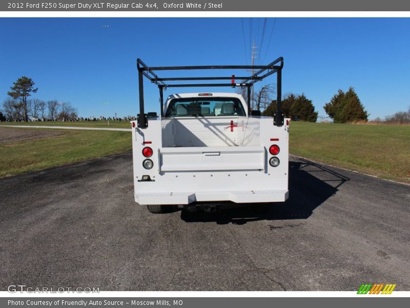 Oxford White / Steel 2012 Ford F250 Super Duty XLT Regular Cab 4x4