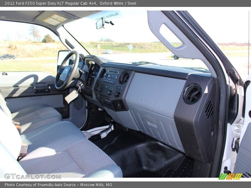 Oxford White / Steel 2012 Ford F250 Super Duty XLT Regular Cab 4x4