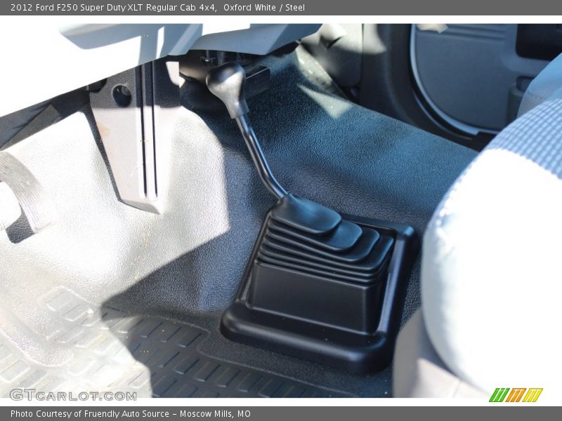 Oxford White / Steel 2012 Ford F250 Super Duty XLT Regular Cab 4x4