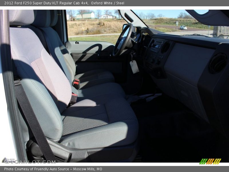 Oxford White / Steel 2012 Ford F250 Super Duty XLT Regular Cab 4x4