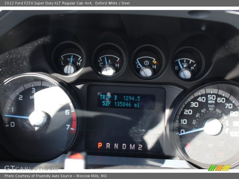 Oxford White / Steel 2012 Ford F250 Super Duty XLT Regular Cab 4x4