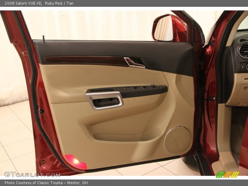 Ruby Red / Tan 2008 Saturn VUE XE