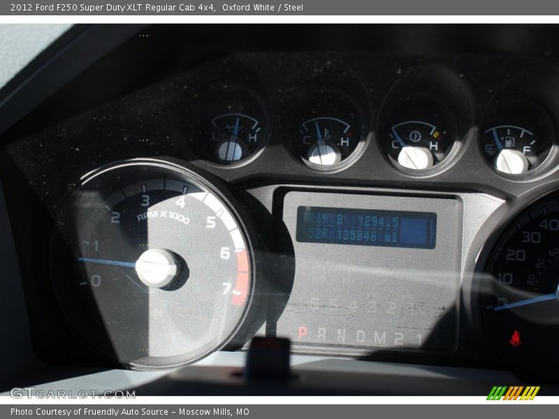 Oxford White / Steel 2012 Ford F250 Super Duty XLT Regular Cab 4x4