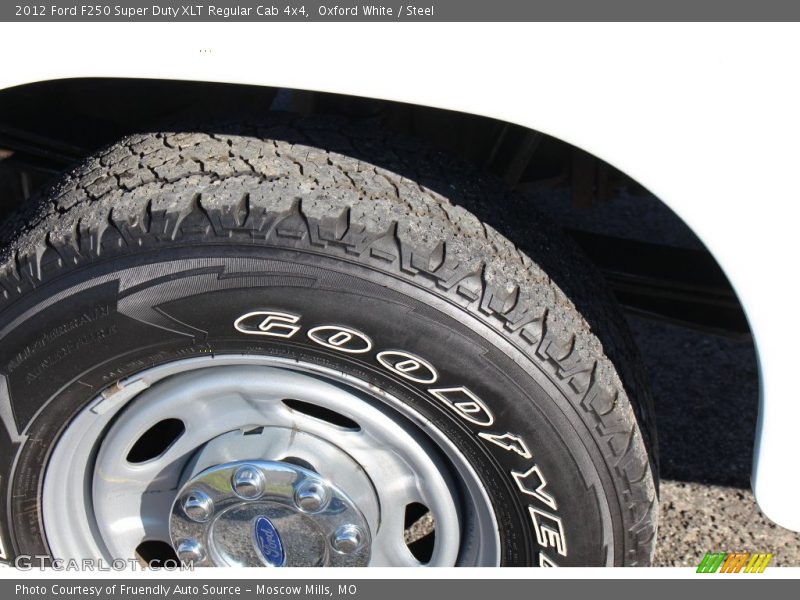 Oxford White / Steel 2012 Ford F250 Super Duty XLT Regular Cab 4x4