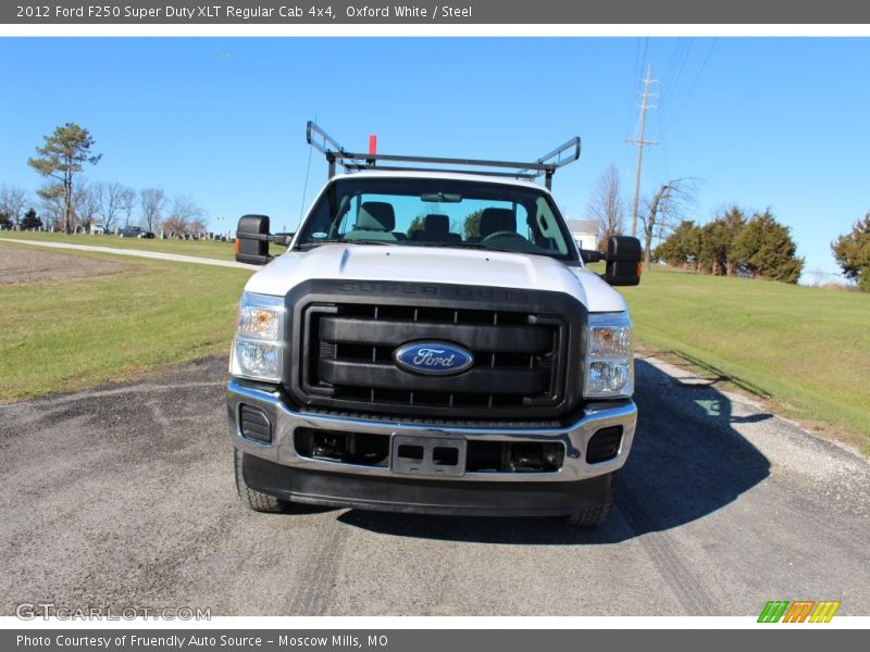 Oxford White / Steel 2012 Ford F250 Super Duty XLT Regular Cab 4x4