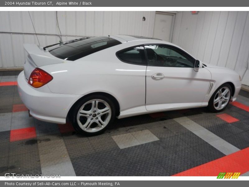 Alpine White / Black 2004 Hyundai Tiburon GT