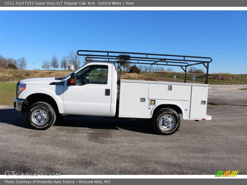 Oxford White / Steel 2012 Ford F250 Super Duty XLT Regular Cab 4x4