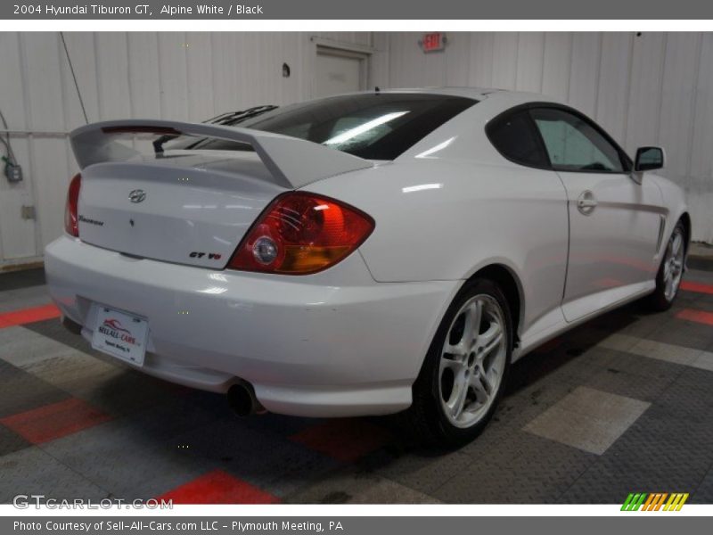 Alpine White / Black 2004 Hyundai Tiburon GT