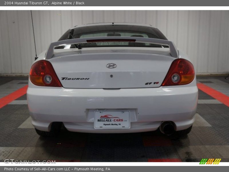 Alpine White / Black 2004 Hyundai Tiburon GT