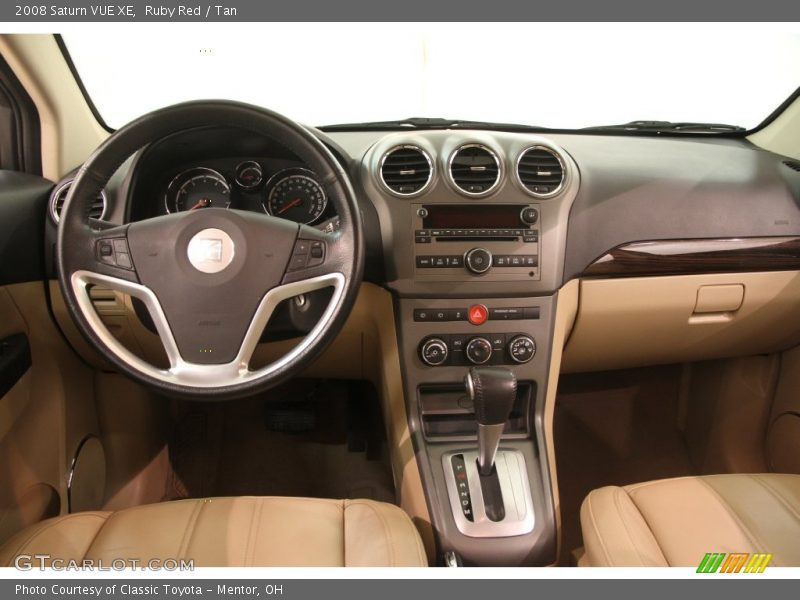 Ruby Red / Tan 2008 Saturn VUE XE