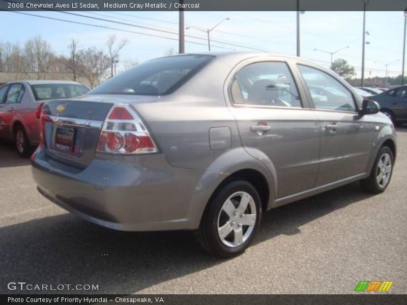 Medium Gray Metallic / Charcoal 2008 Chevrolet Aveo LS Sedan