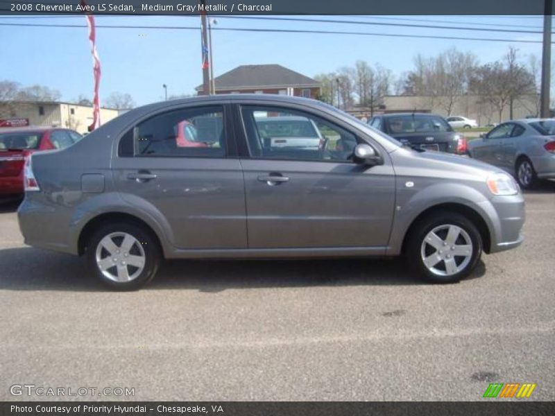 Medium Gray Metallic / Charcoal 2008 Chevrolet Aveo LS Sedan