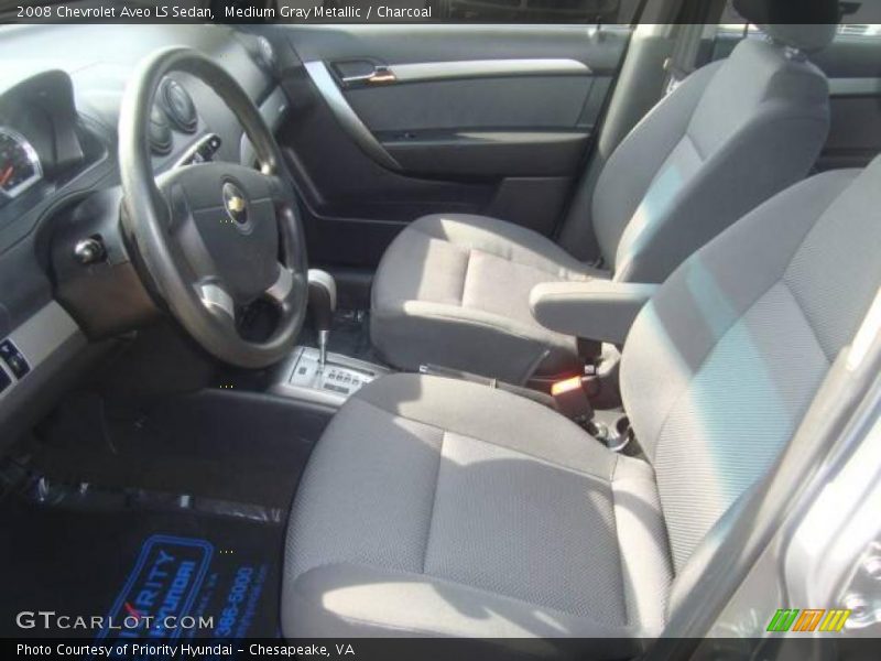 Medium Gray Metallic / Charcoal 2008 Chevrolet Aveo LS Sedan