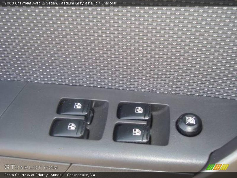 Medium Gray Metallic / Charcoal 2008 Chevrolet Aveo LS Sedan
