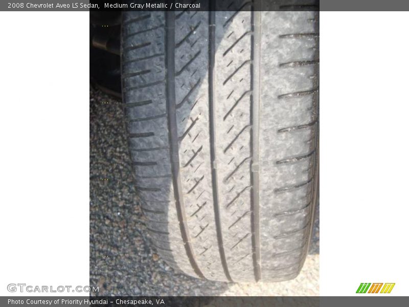 Medium Gray Metallic / Charcoal 2008 Chevrolet Aveo LS Sedan