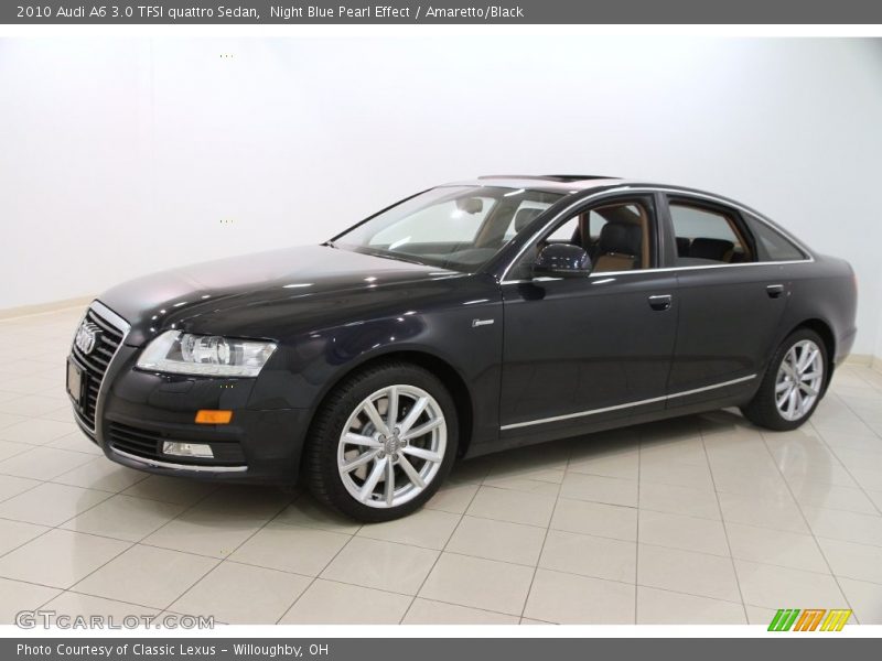 Night Blue Pearl Effect / Amaretto/Black 2010 Audi A6 3.0 TFSI quattro Sedan